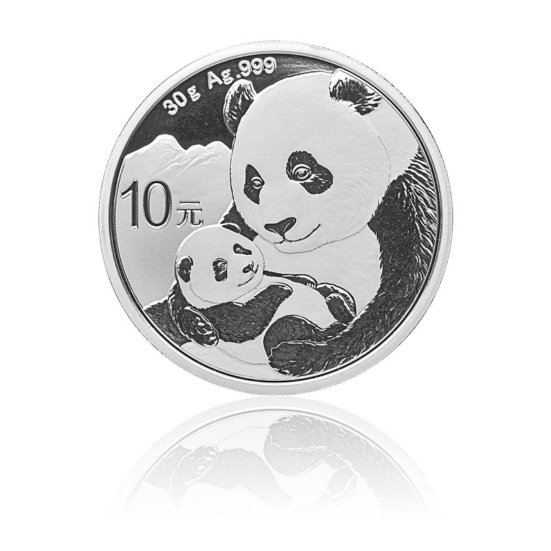 Panda (verschiedene Jahrgänge) - China 30 g Silbermünze