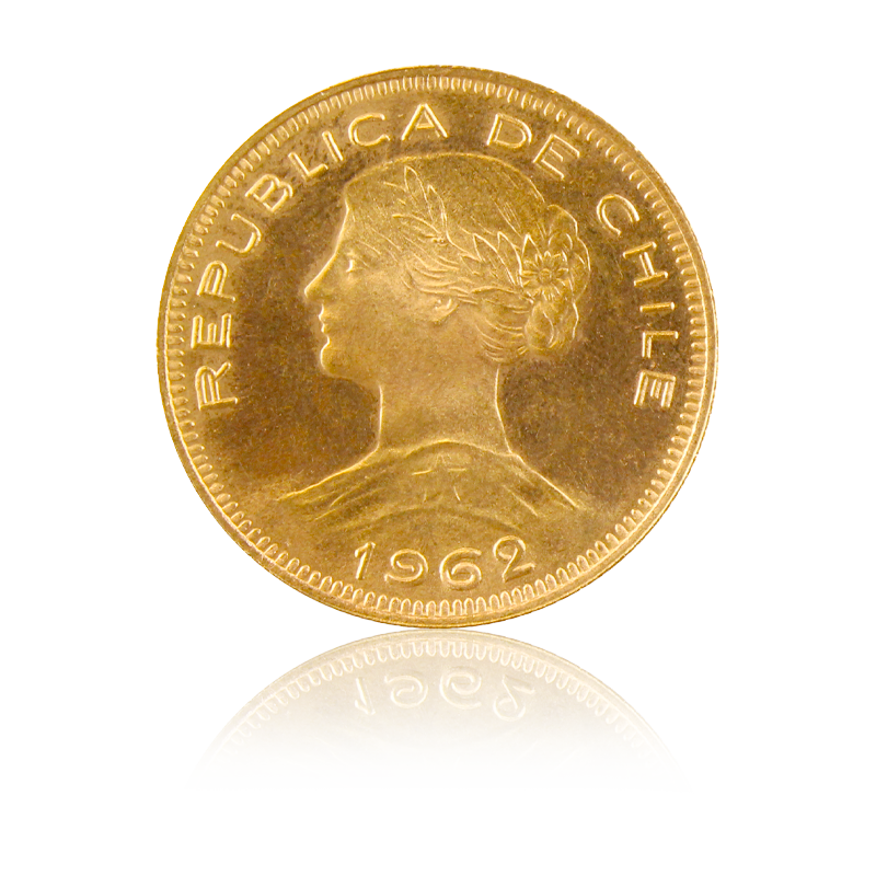 100 Pesos Chile Liberty Gold