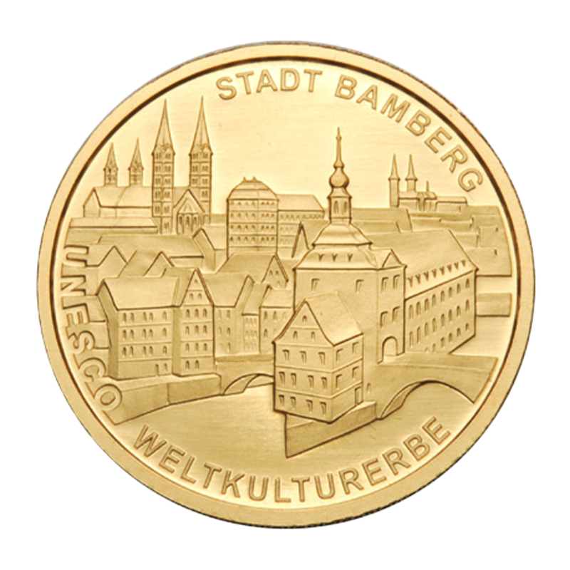 100 Euro gold coin "Bamberg" 2004 - Germany 1/2 oz gold coin