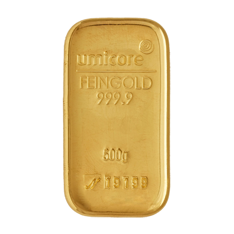 Gold Bar - 500 g fine gold .9999