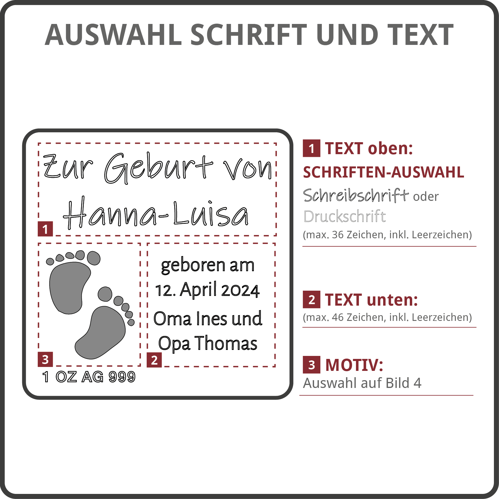 Textauswahl Silberbarren