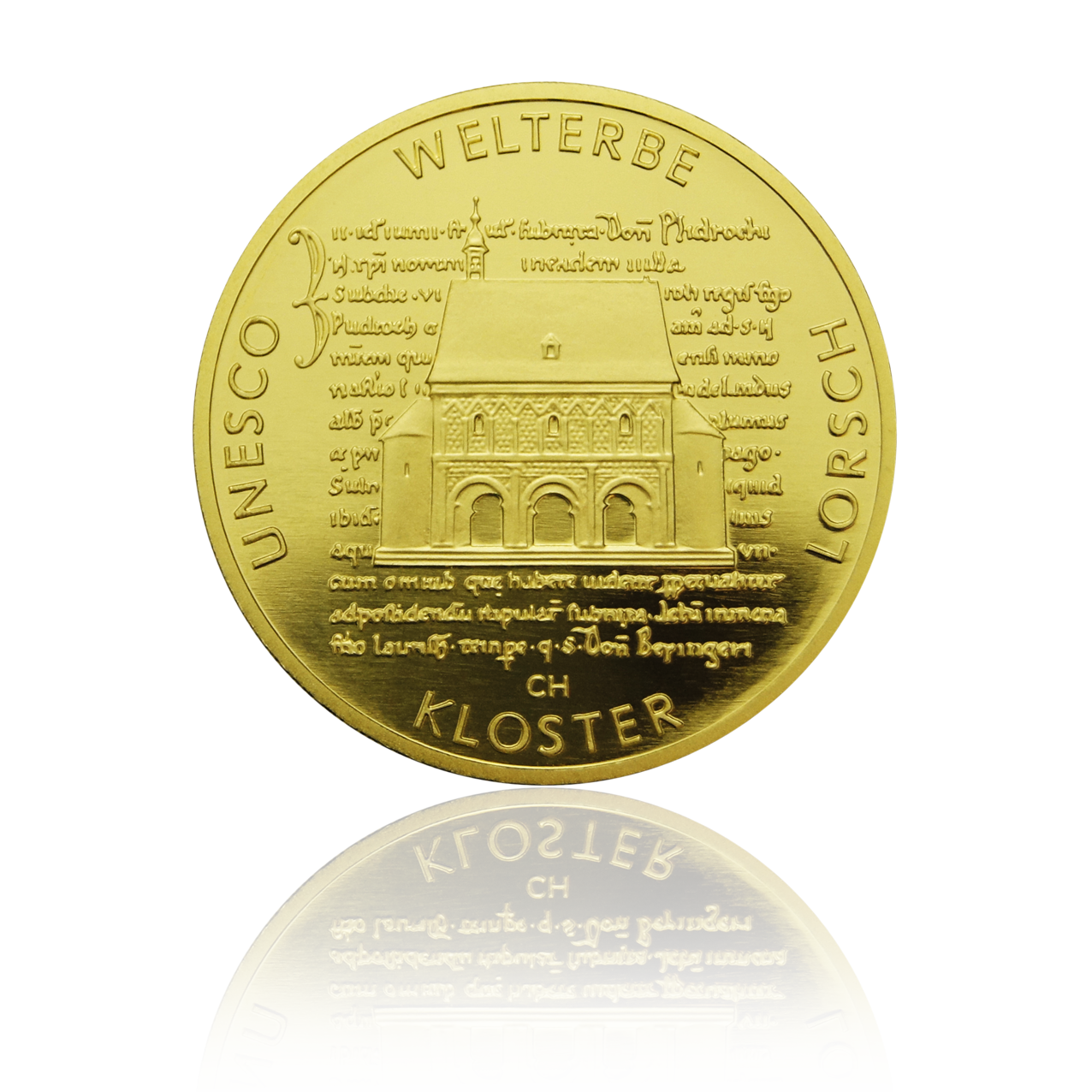 "Kloster Lorsch" 2014 - Deutschland 100 Euro 1/2 oz Goldmünze