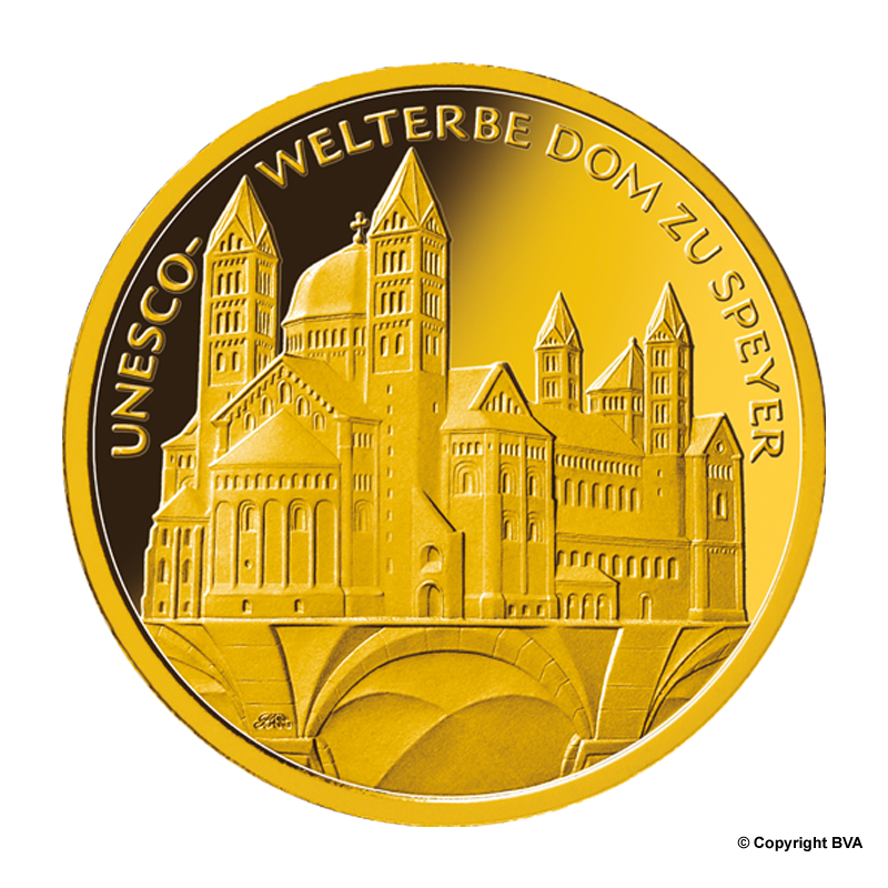 "Dome of Speyer" 2019 - Germany 100 Euro 1/2 oz gold coin