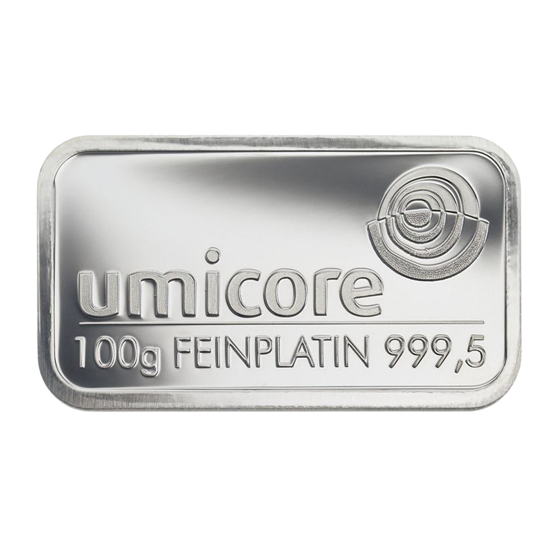 platinum bar - 100 g 999,5