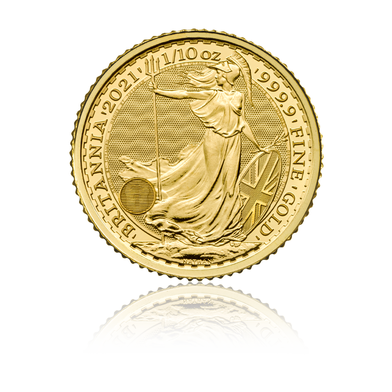 Britannia - Vereinigtes Königreich 1/10 oz Goldmünze