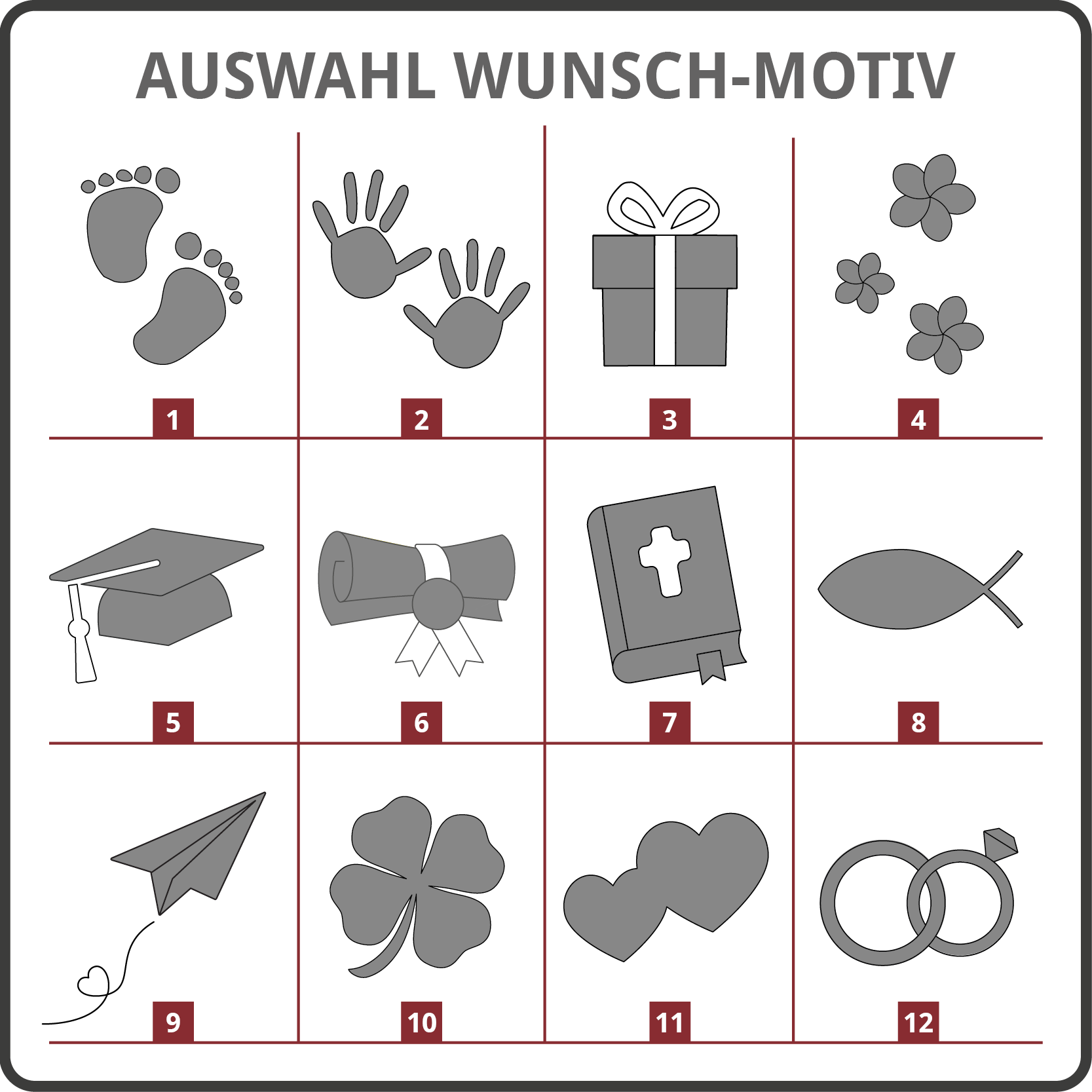 Auswahl Wunsch-Motiv