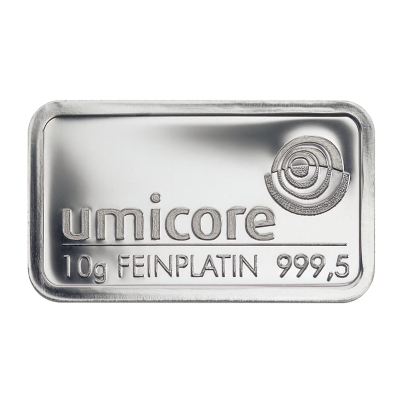 Platinbarren - 10 g .9995 - verschiedene Hersteller