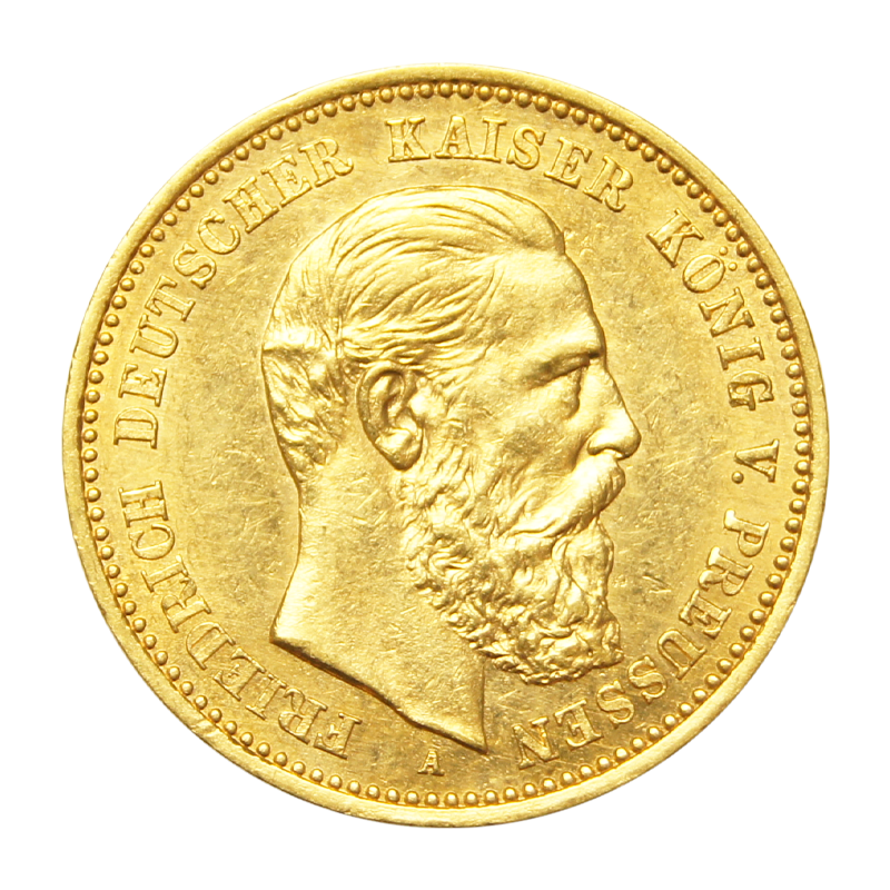 Friedrich III - Preußen 10 Mark Goldmünze 1888
