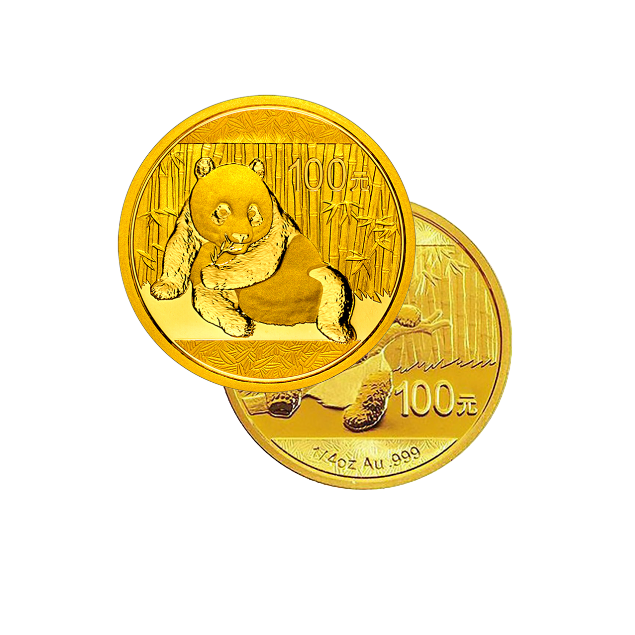 Panda (various Years) - China 1/4 oz gold coin
