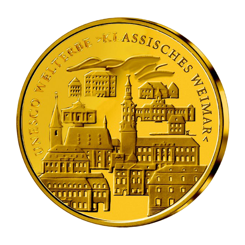 100 Euro gold coin "Weimar" 2006 - Germany 1/2 oz gold coin