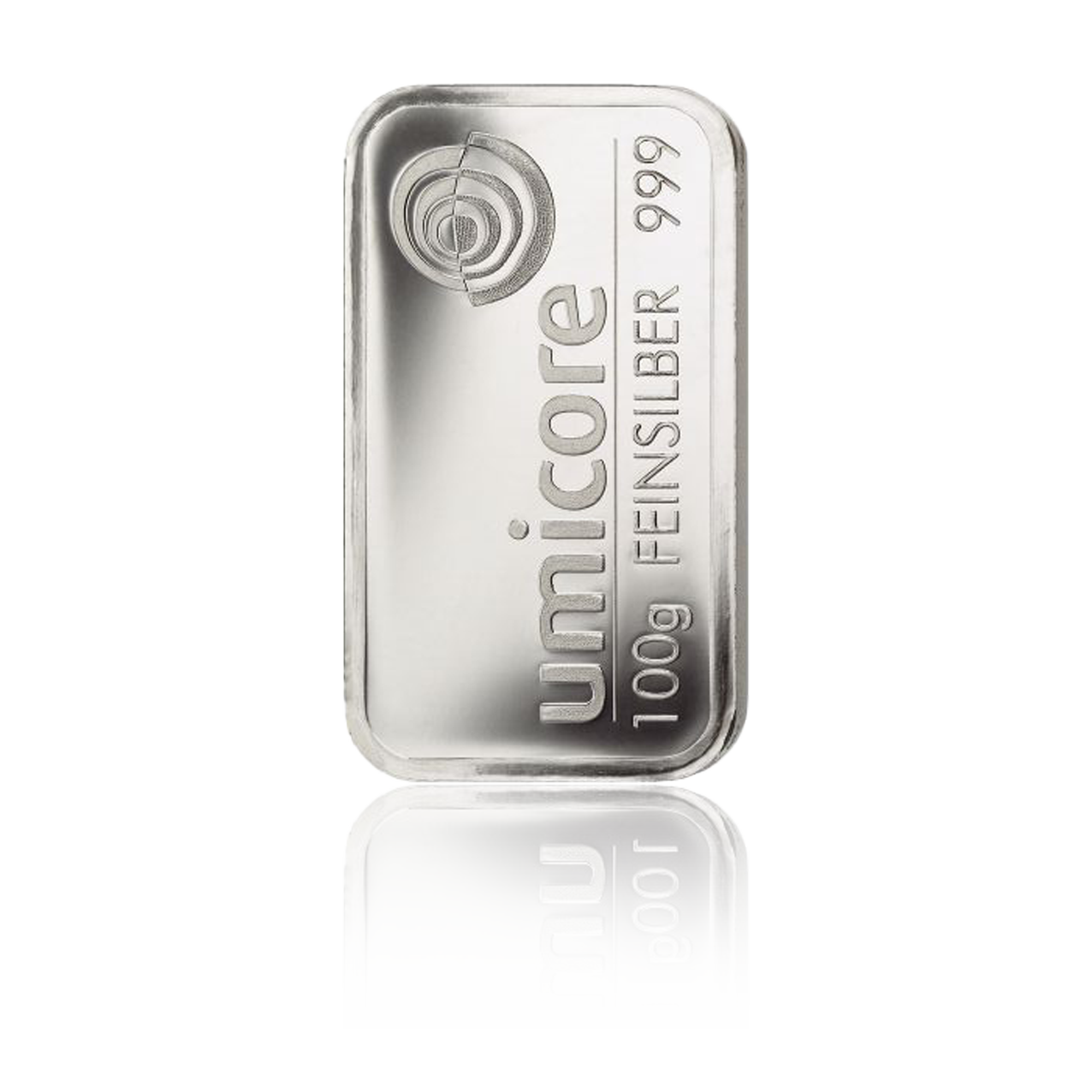 Silberbarren - 100 g .999 - Umicore Neuware