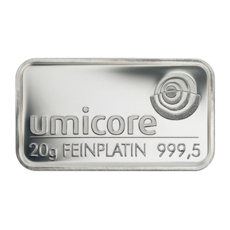 Platinbarren - 20 g .9995 - verschiedene Hersteller