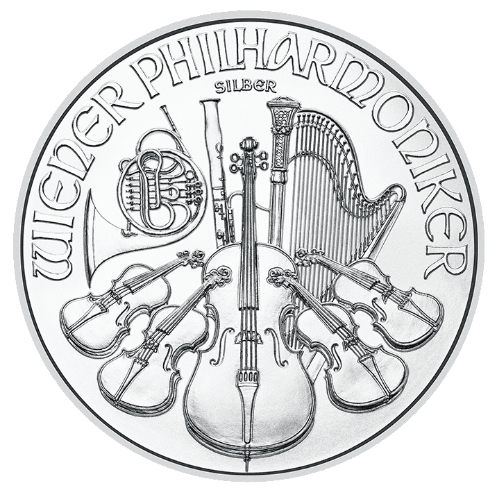 Wiener Philharmoniker 2023 - Österreich 1 oz Silbermünze, regelbesteuert