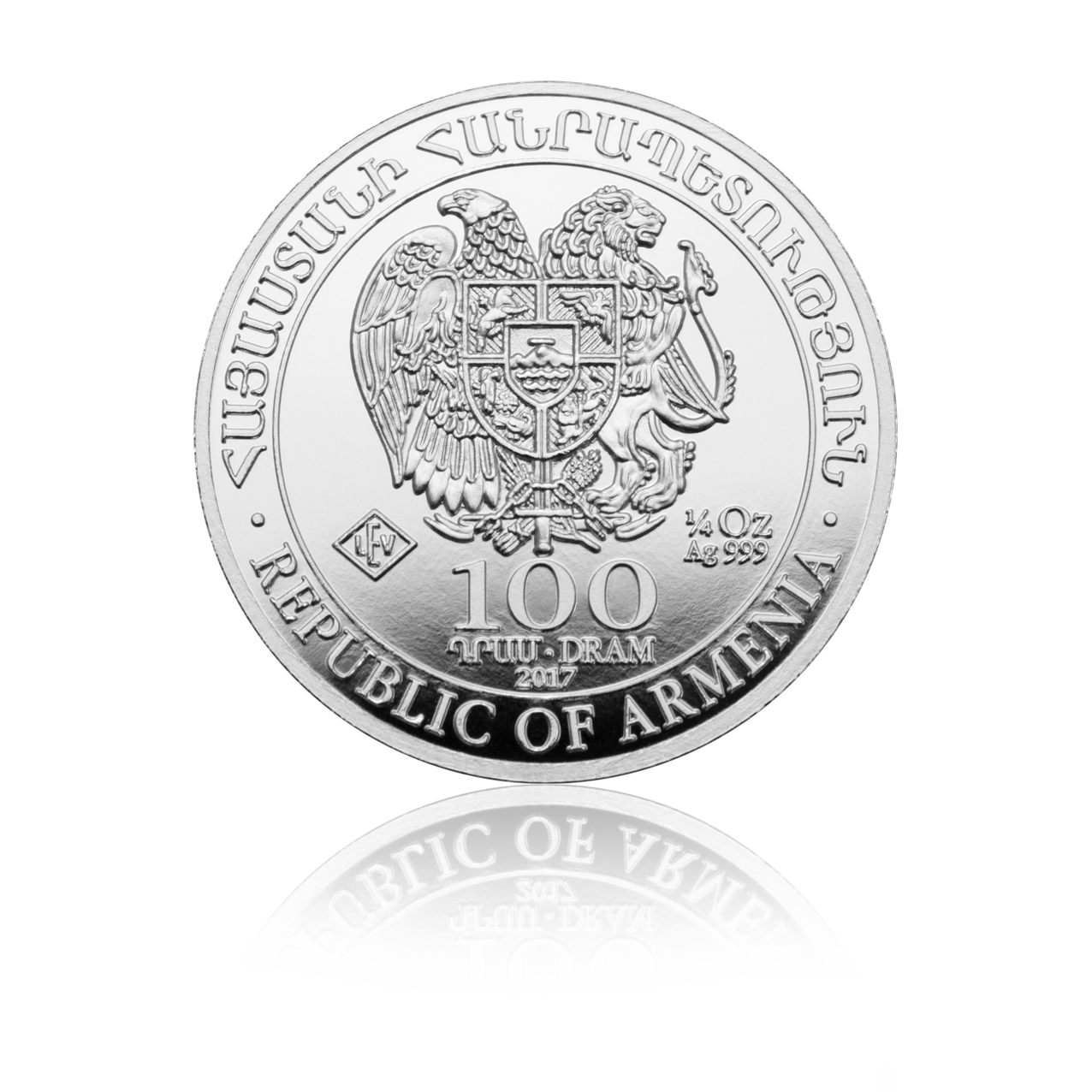Regular Tax Noahs Ark Various Years - Armenia 1/4 oz silver coin .999