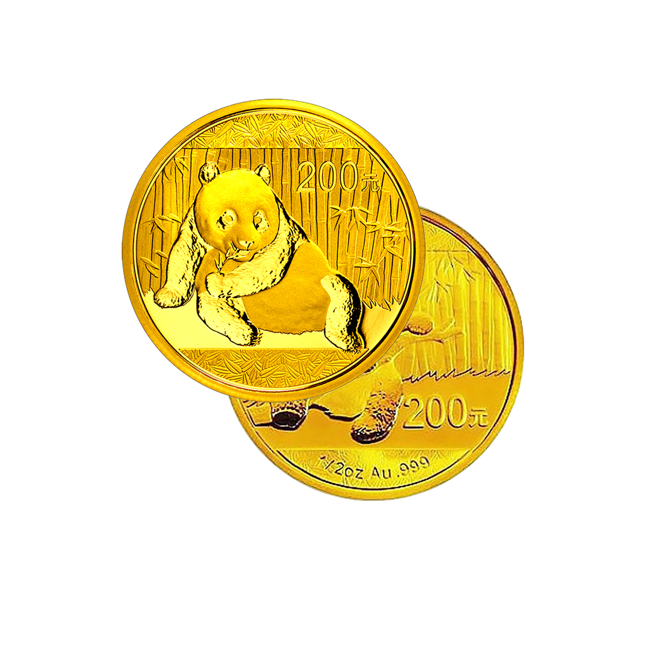 Panda (various Years) - China 1/2 oz gold coin