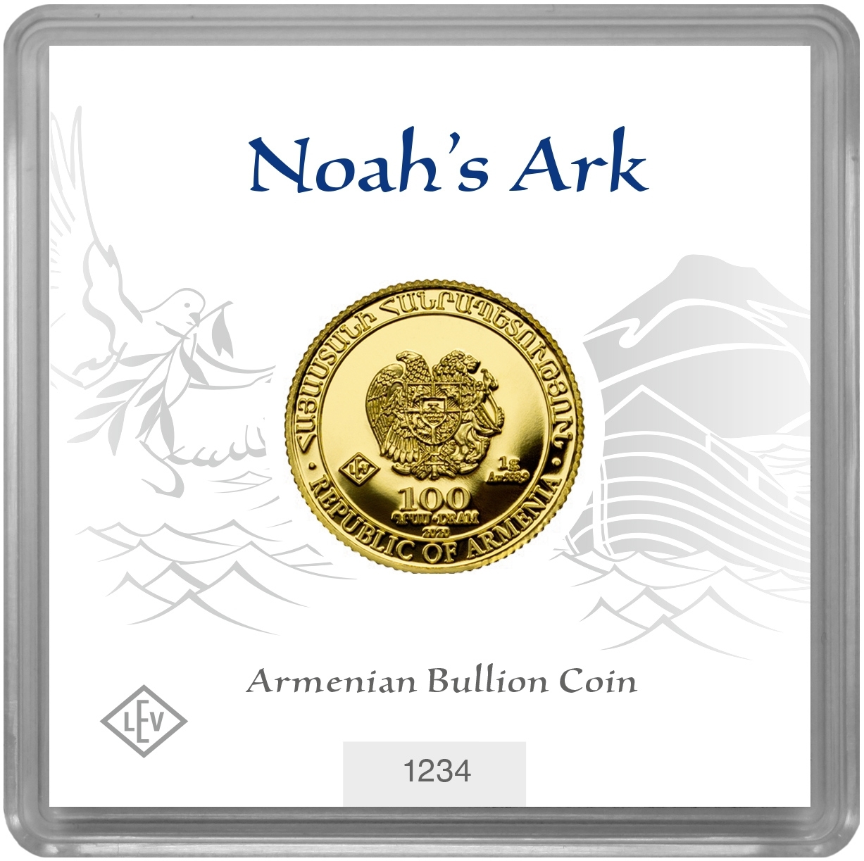Arche Noah - Armenien 1 g Goldmünze .9999 - Diverse Jahrgänge