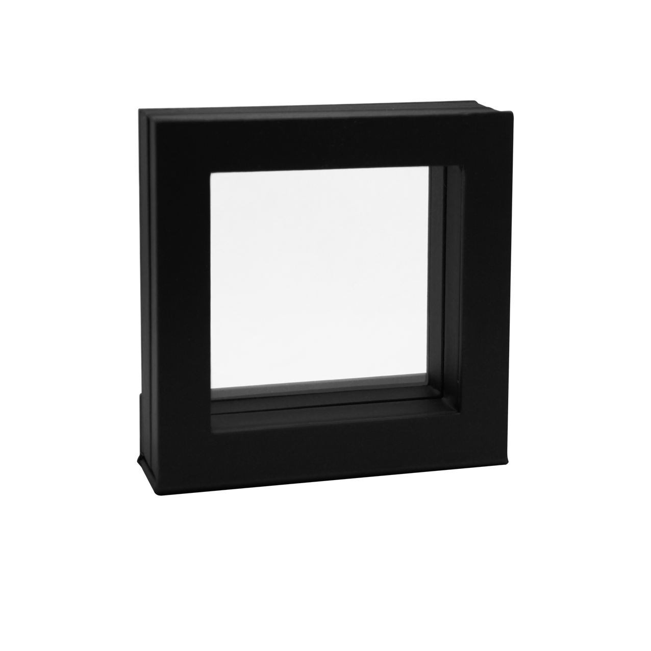 Object frame 70 x 70 mm inner dimension black