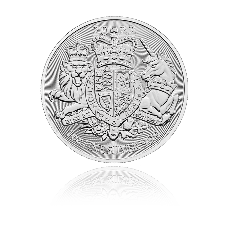 The Royal Arms 2022 - Vereinigtes Königreich 1 oz Silbermünze