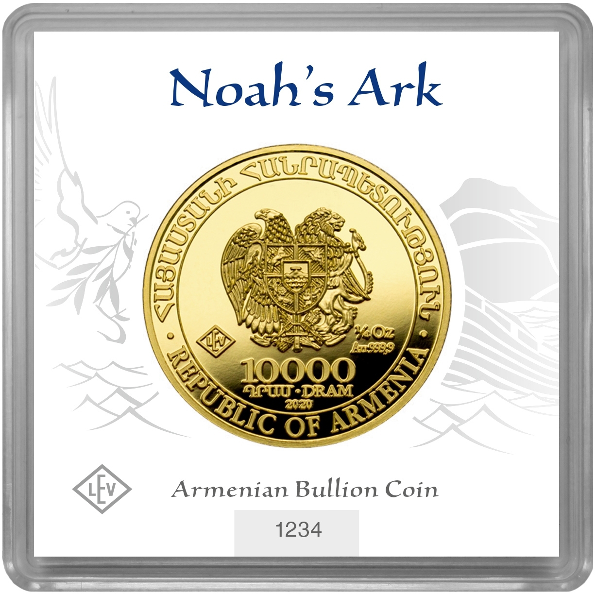 Arche Noah - Armenien 1/4 oz Goldmünze .9999 - Diverse Jahrgänge