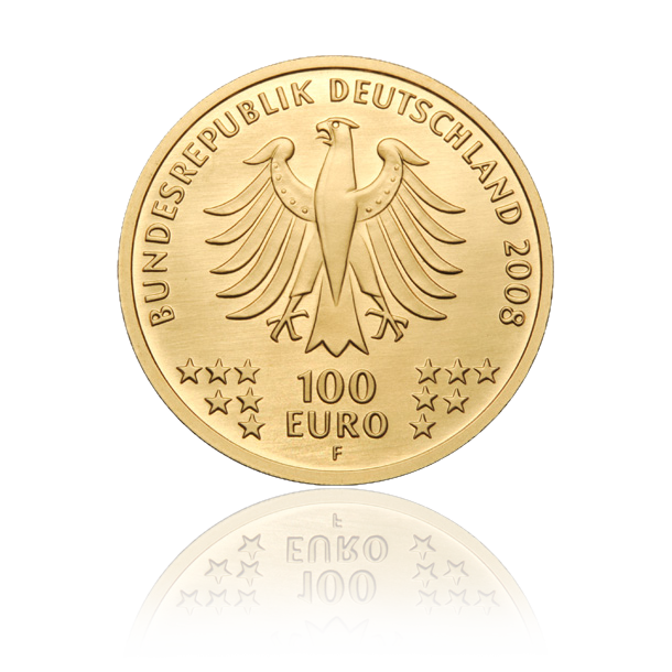 100 euro gold coin "Goslar" 2008 - Germany 1/2 oz gold coin