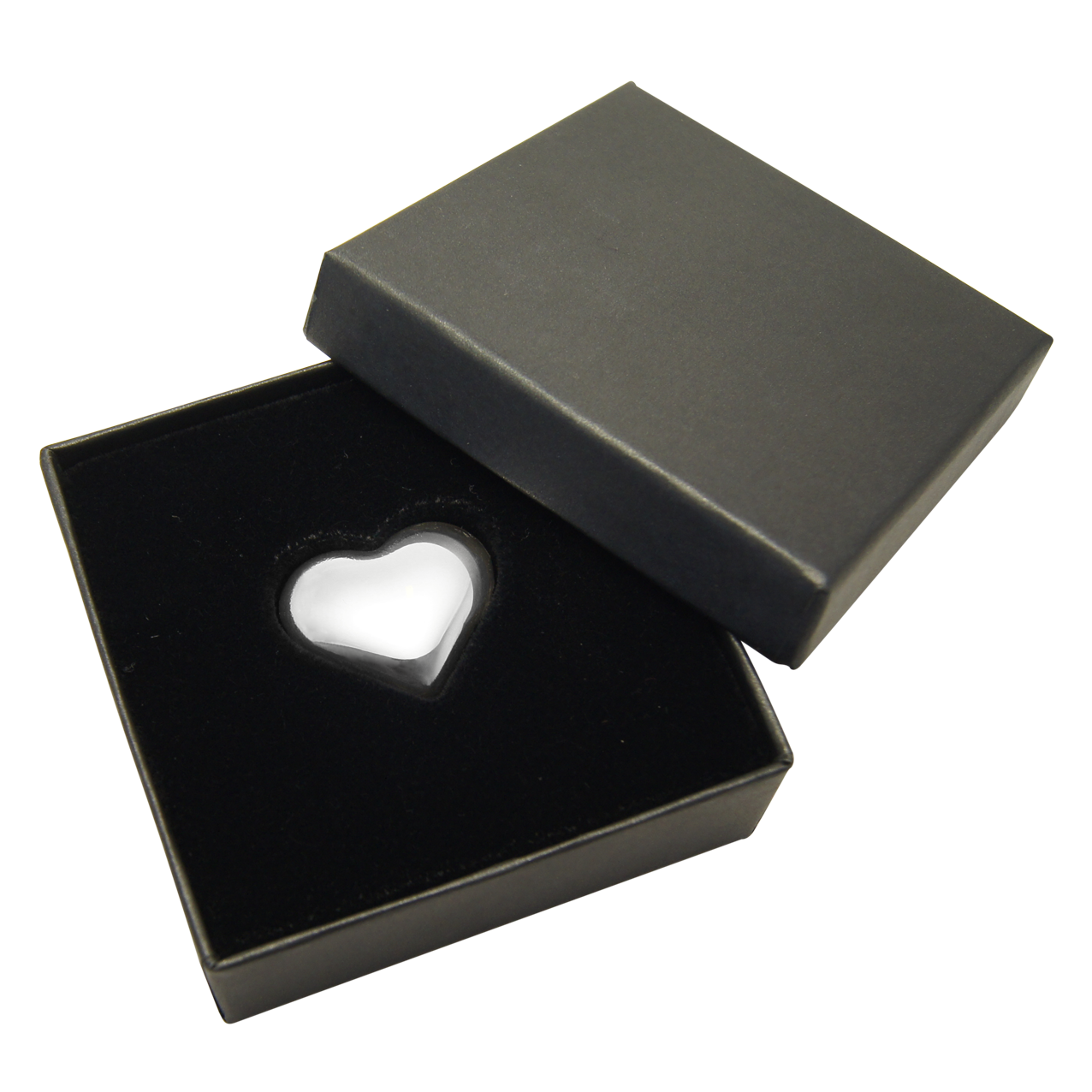 Silver Heart 1 oz .999 cast - in case