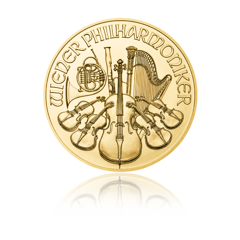 Vienna Philharmonic - Austria 1/10 oz gold coin