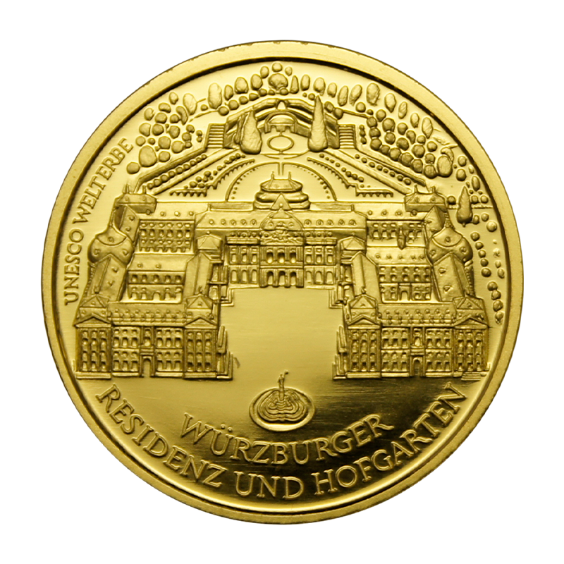 100 Euro gold coin "Würzburg" 2010 - Germany 1/2 oz gold coin