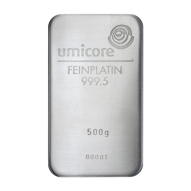 platinum bar - 500 g 999,5