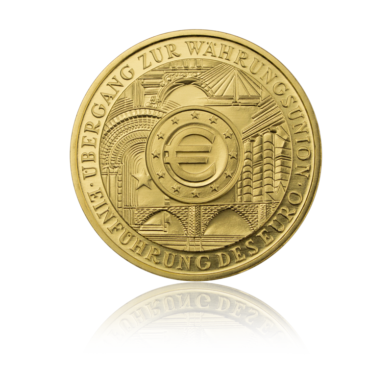200 Euro Goldmünze "Euro-Einführung" 2002 - Deutschland  1 oz Goldmünze  - diverse Prägestätten
