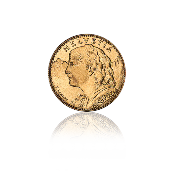 Vreneli 10 SFR - Switzerland 3,23 g gold coin