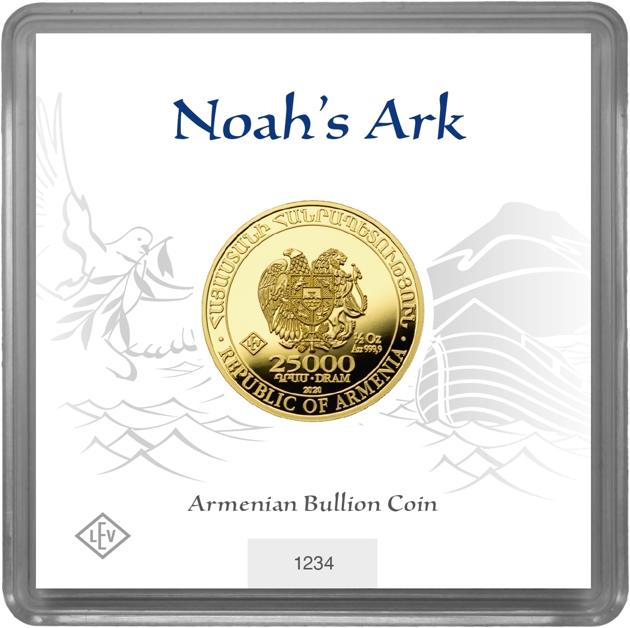 Arche Noah - Armenien 1/2 oz Goldmünze - Diverse Jahrgänge