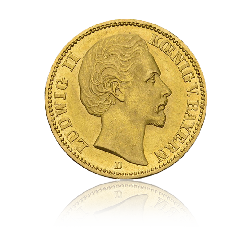 Ludwig II (Bayern) - 20 Mark Goldmünze