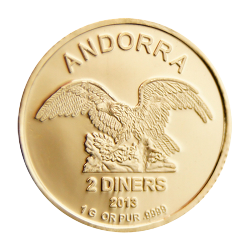 Andorra Eagle - 1 g Goldmünze .9999