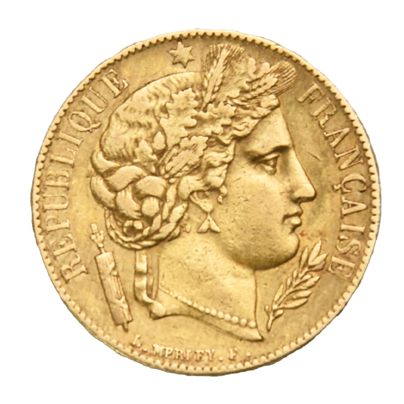 20 Francs 5,81 g pure gold -  France Cereskopf