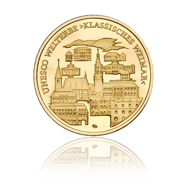 "Weimar" 2006 - Deutschland 100 Euro 1/2 oz Goldmünze