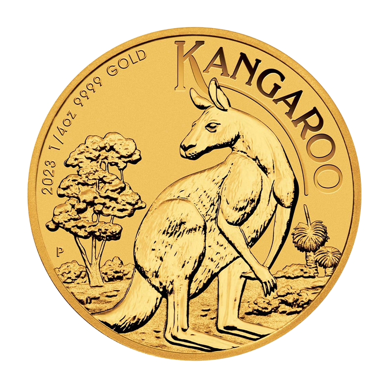 Känguru Nugget (Kangaroo) - Australien 1/4 oz Goldmünze