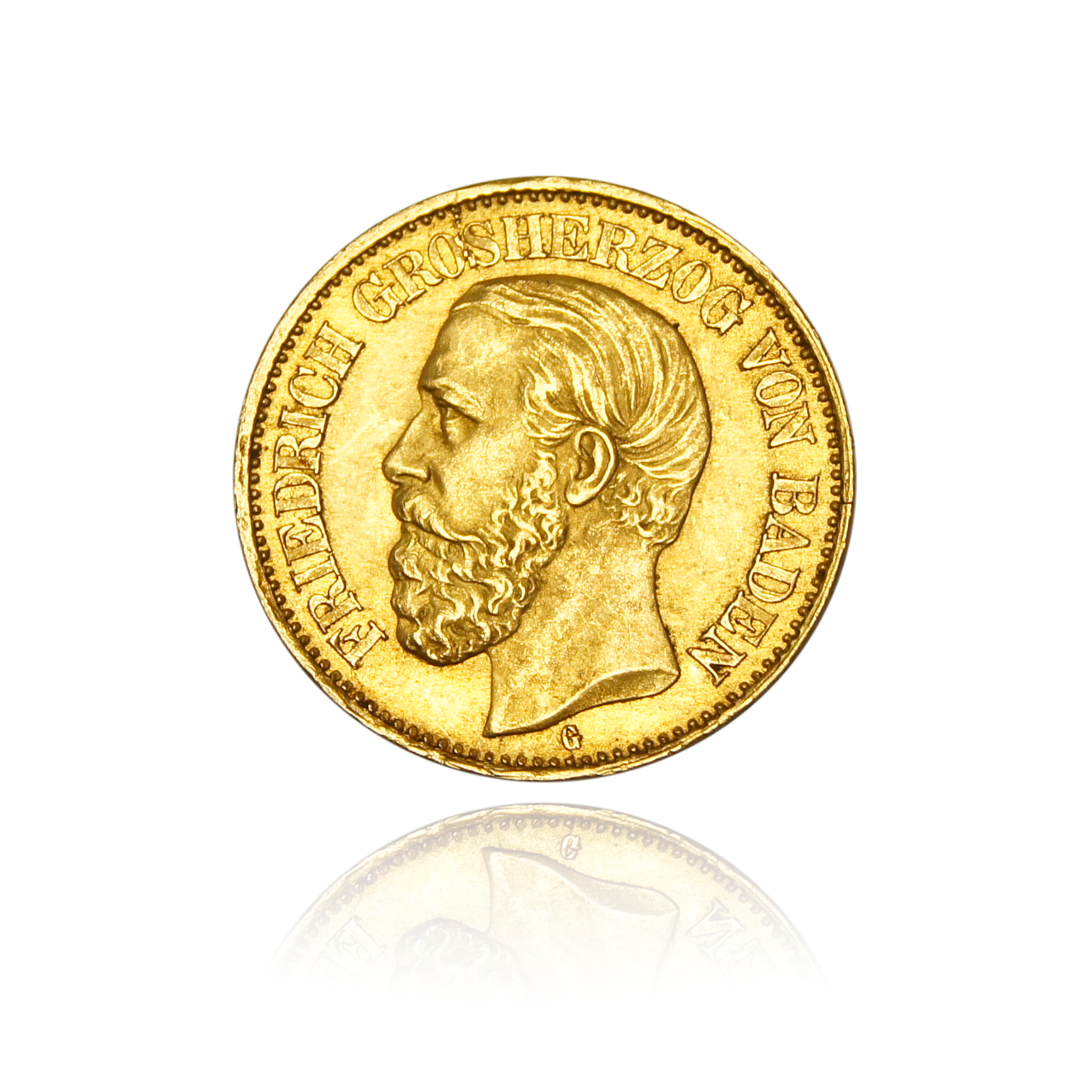 Friedrich von Baden - 10 Mark Goldmünze