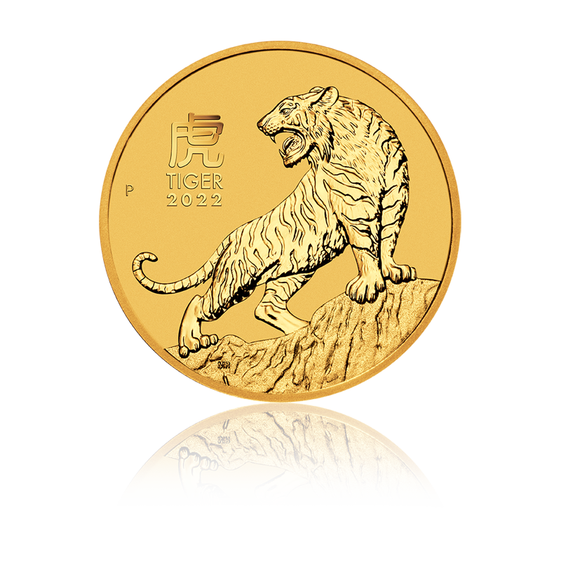 Lunar III 2022 "Tiger" - Australia 1/4 oz gold coin