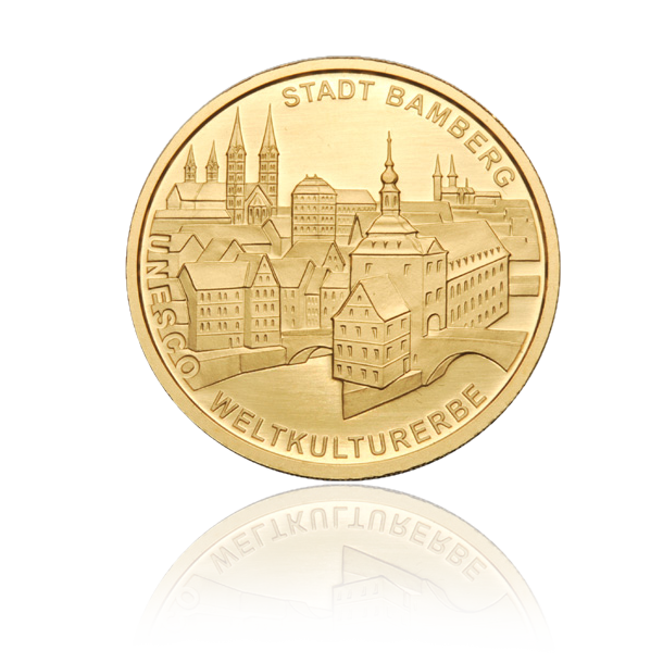 "Bamberg" 2004 - Deutschland 100 Euro 1/2 oz Goldmünze