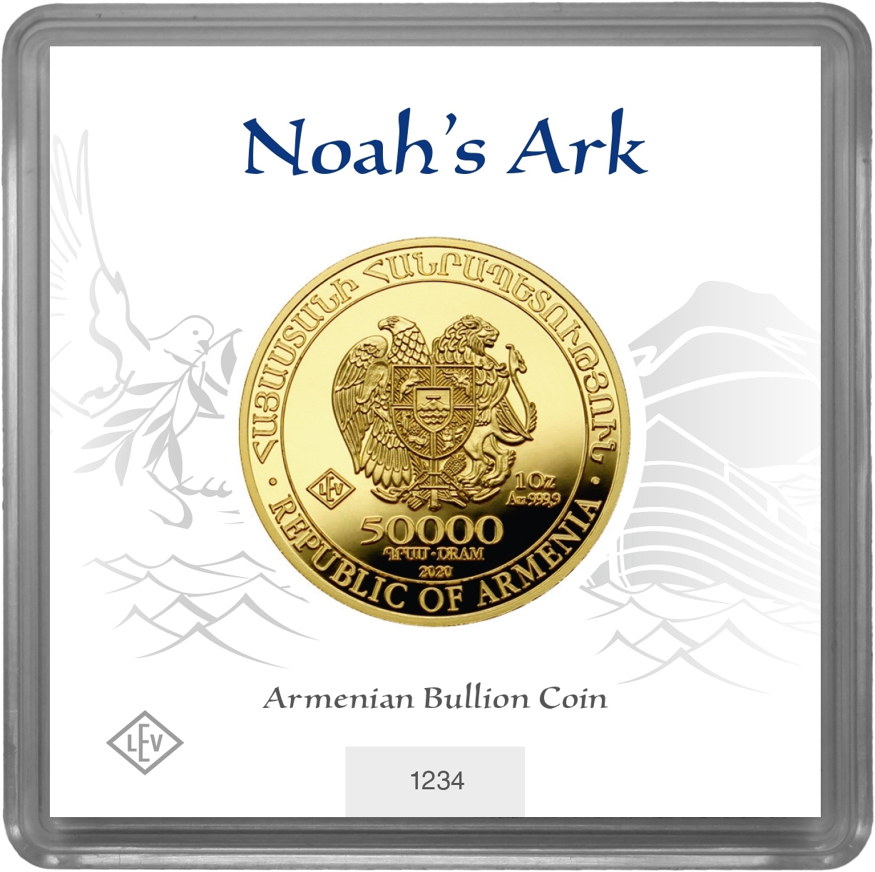 Arche Noah - Armenien 1 oz Goldmünze .9999 - Diverse Jahrgänge