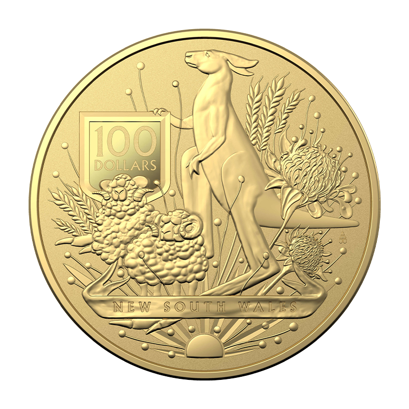 Coat of Arms 2022 - Australia 1 oz goldcoin