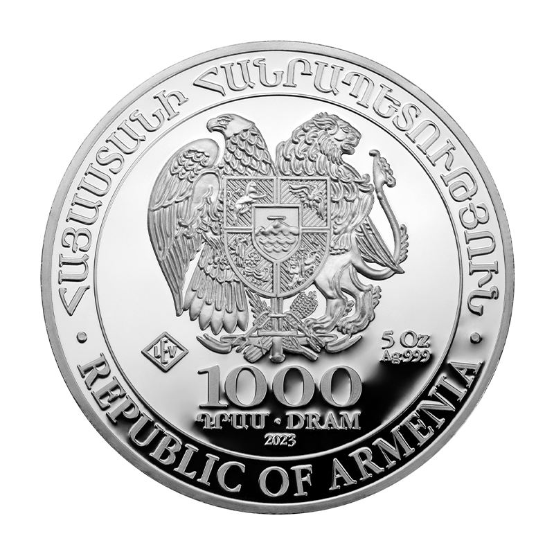 Arche Noah 2023 - Armenien 5 oz Silbermünze regelbesteuert