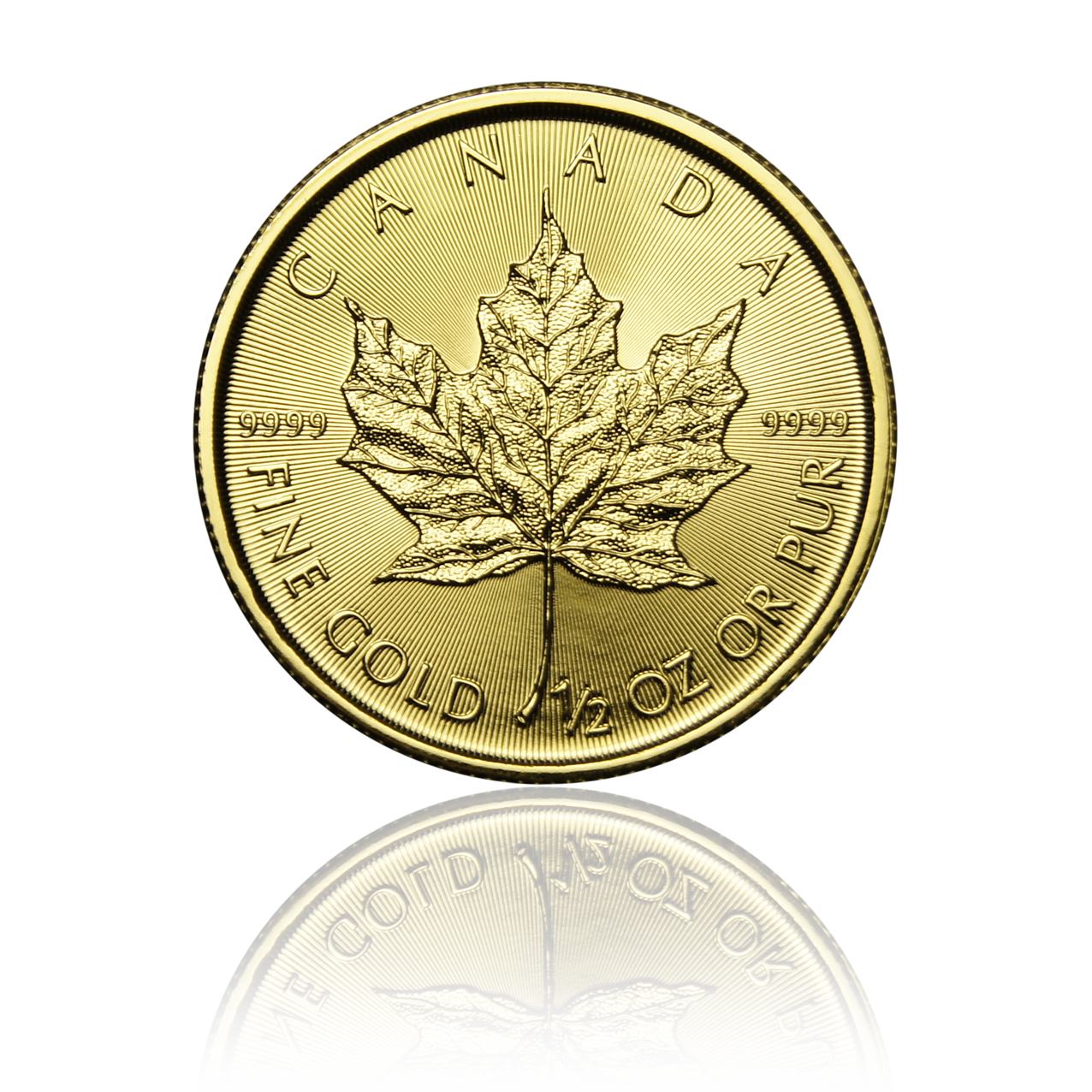 Maple Leaf - Canada 1/2 oz gold coin