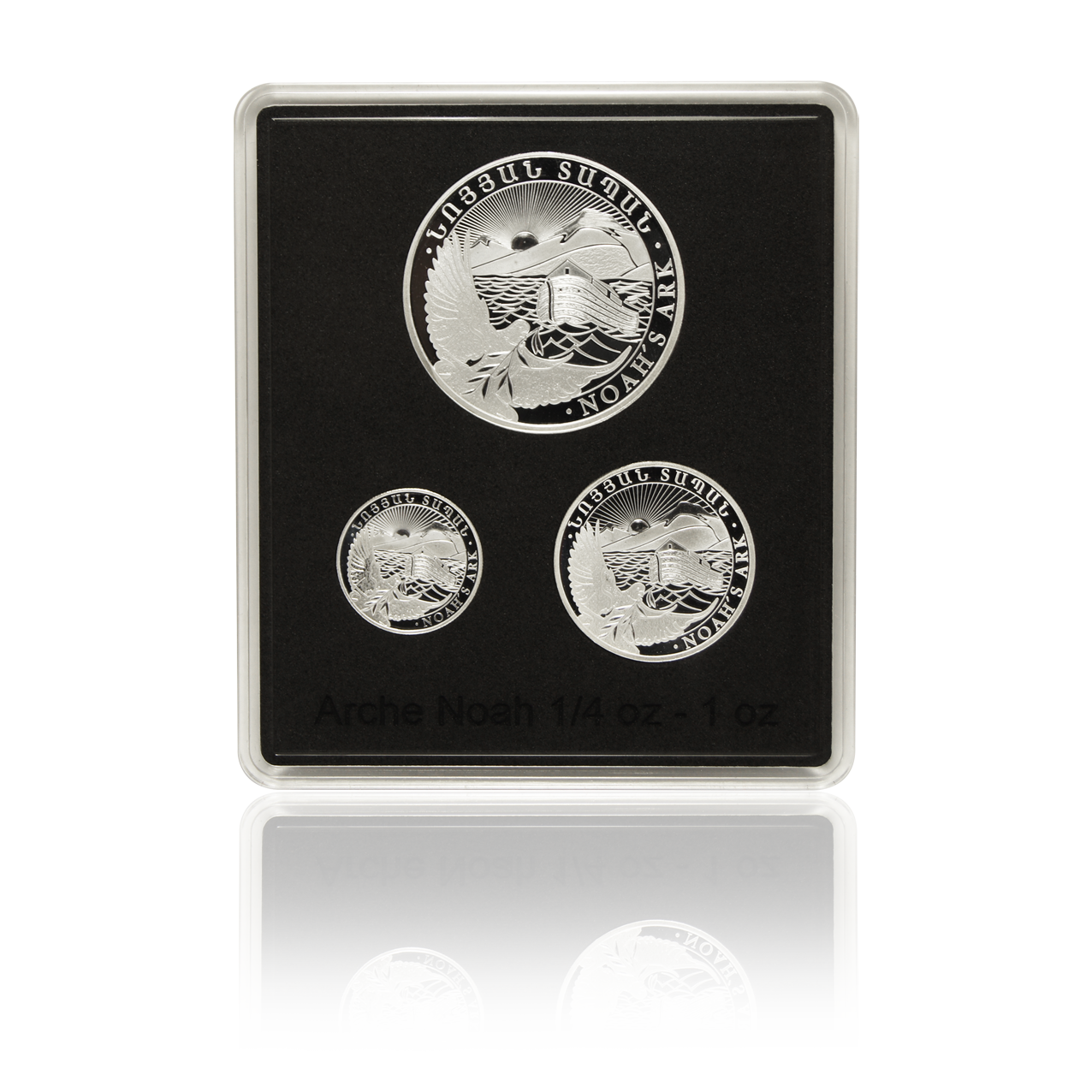 coin capsule set of 3 "Noahs Ark"