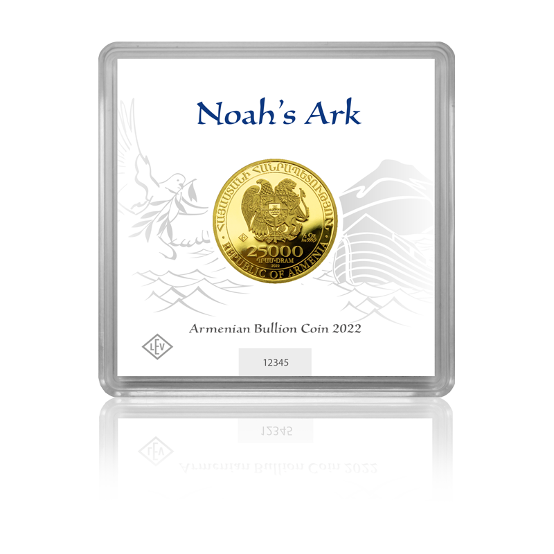 Noahs Ark 2022 - Armenia ½ oz gold coin .9999