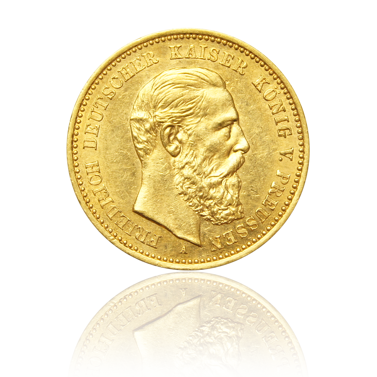 Friedrich III - Preußen 10 Mark Goldmünze