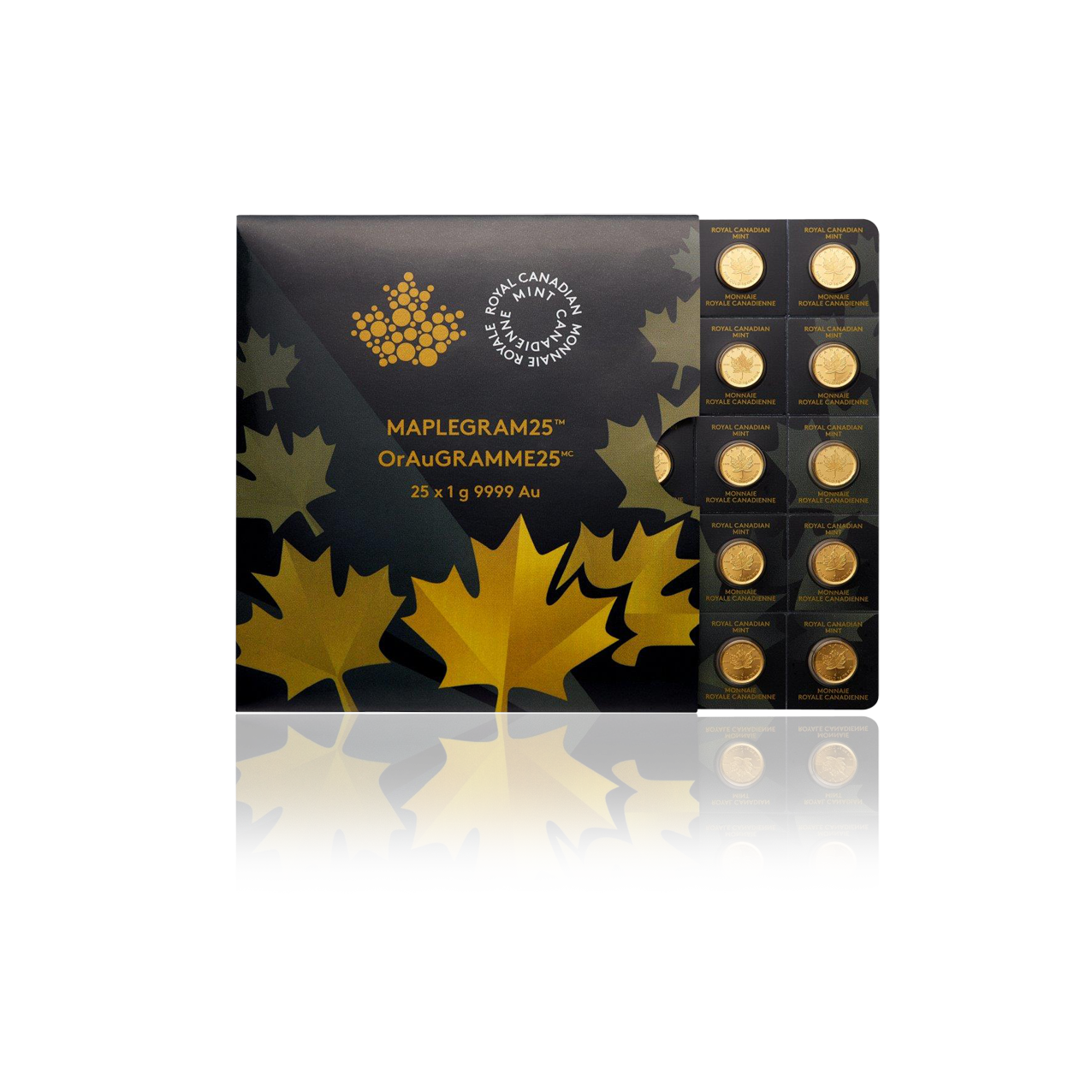 Maplegram - Goldmünze .9999 25 x 1 g