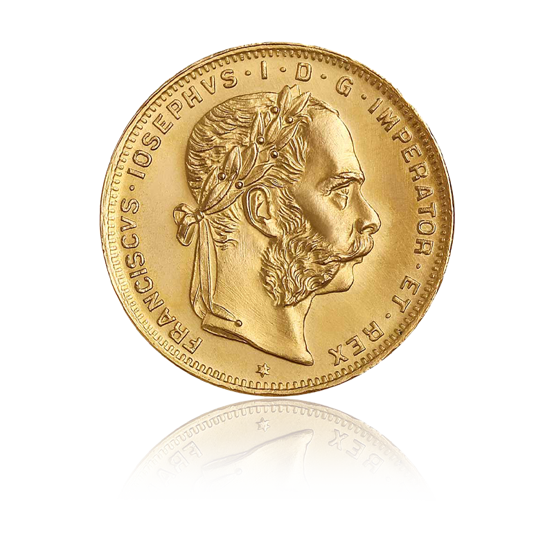 8 Florin (Gulden) Goldmünze - Österreich
