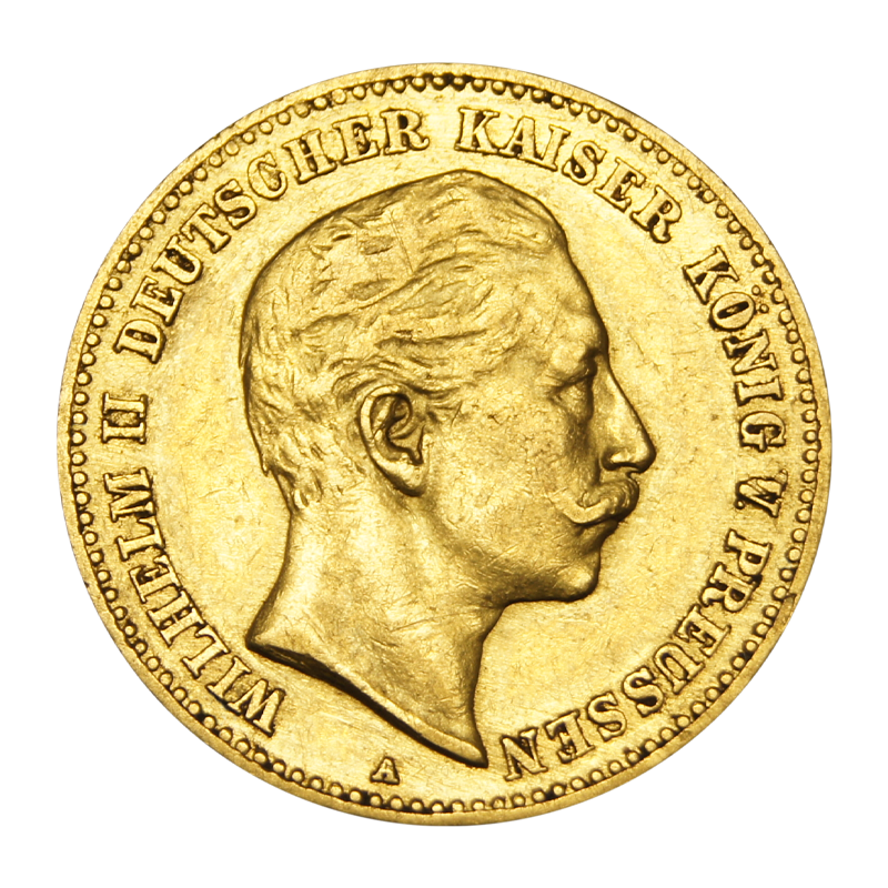 Wilhelm II - 10 Mark Goldmünze