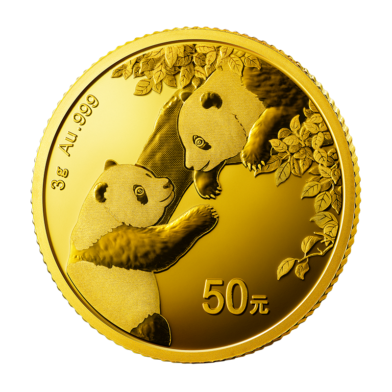 Panda 2023 - China 3 g gold coin